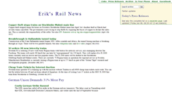 Desktop Screenshot of eriksrailnews.com